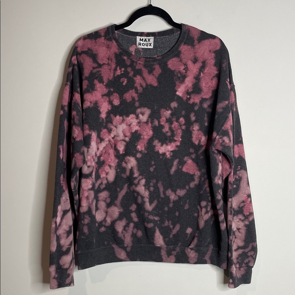 Max Roux | Women’s Tie-Dye Crewneck Sweatshirt Size XL